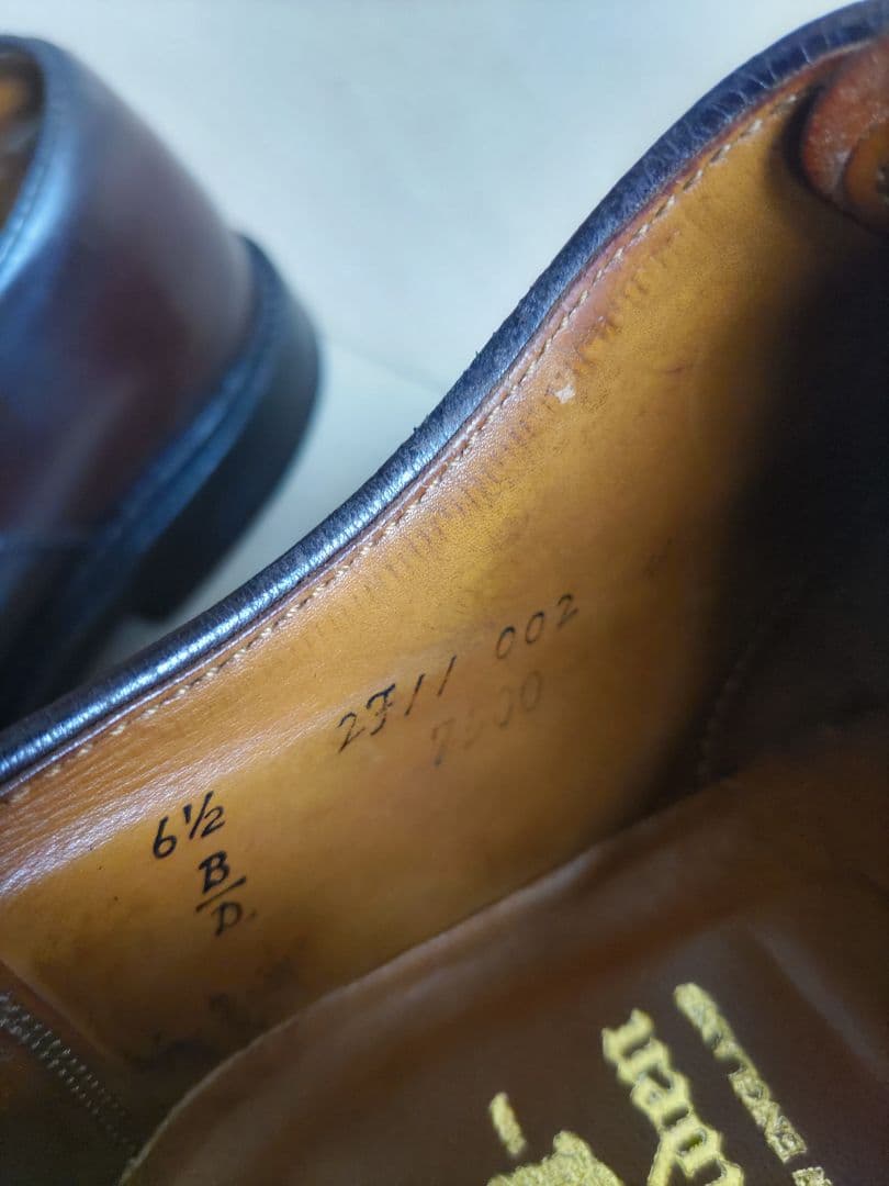 オールデン　コードバン　Uチップ　スクエアトウ　バリーラスト　濃茶　マホガニー