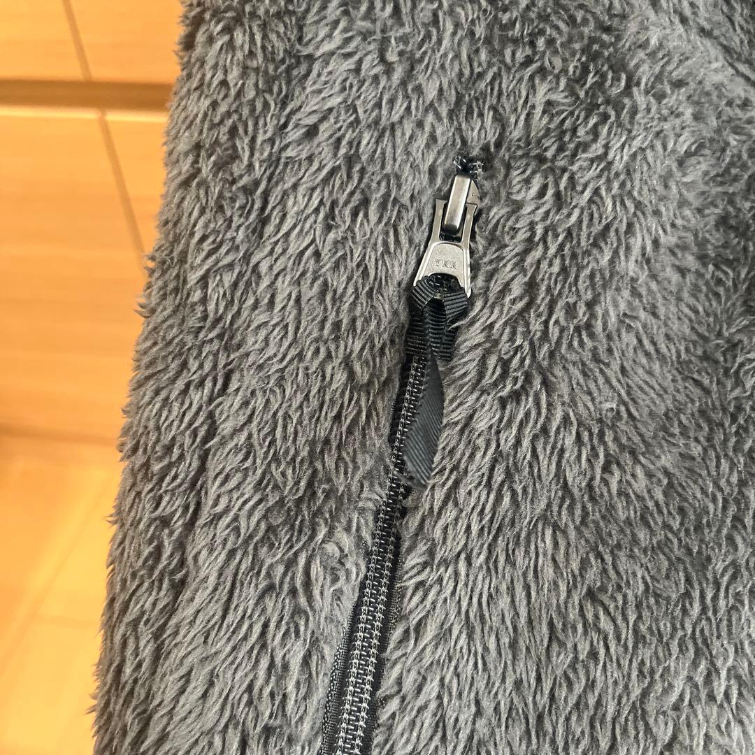 DANTON ダントン ハイパイルボアフリースベスト 40 チャコール