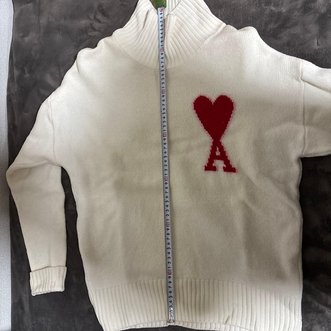 アミパリス タートルネックニット ホワイトS