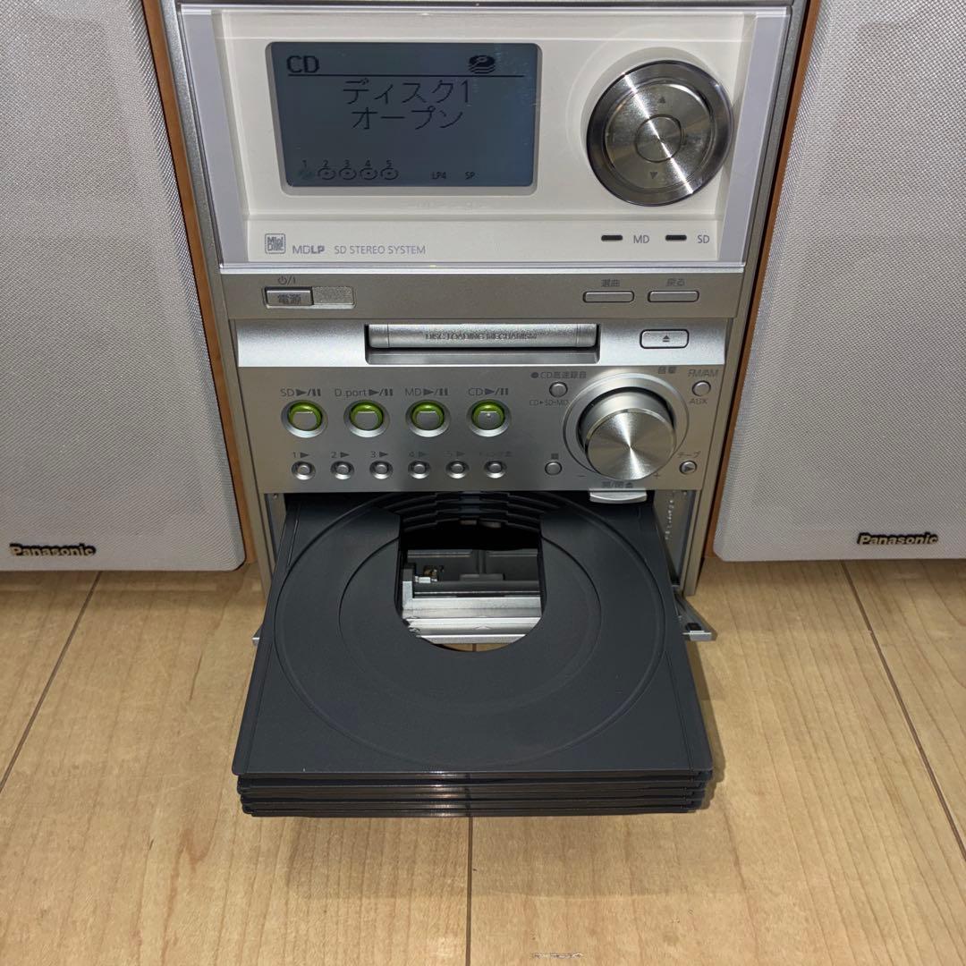 パナソニック　　カセット　MD CDミニコンポ　SA-PM670SD