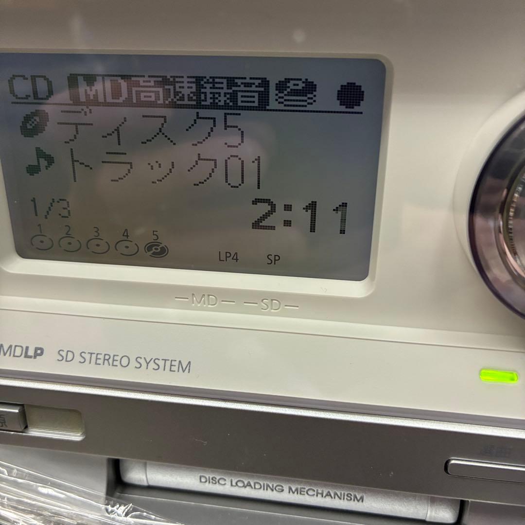 パナソニック　　カセット　MD CDミニコンポ　SA-PM670SD