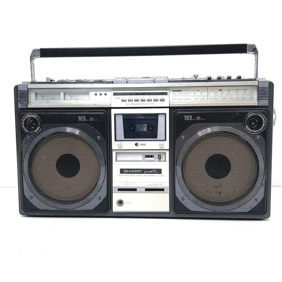 【希少】 SHARP ラジオ付ステレオテープレコーダー GF-505SB