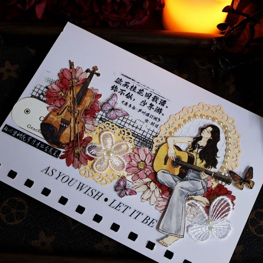 繁花文创《暖菊》海外マスキングテープ　マステ 【2659】