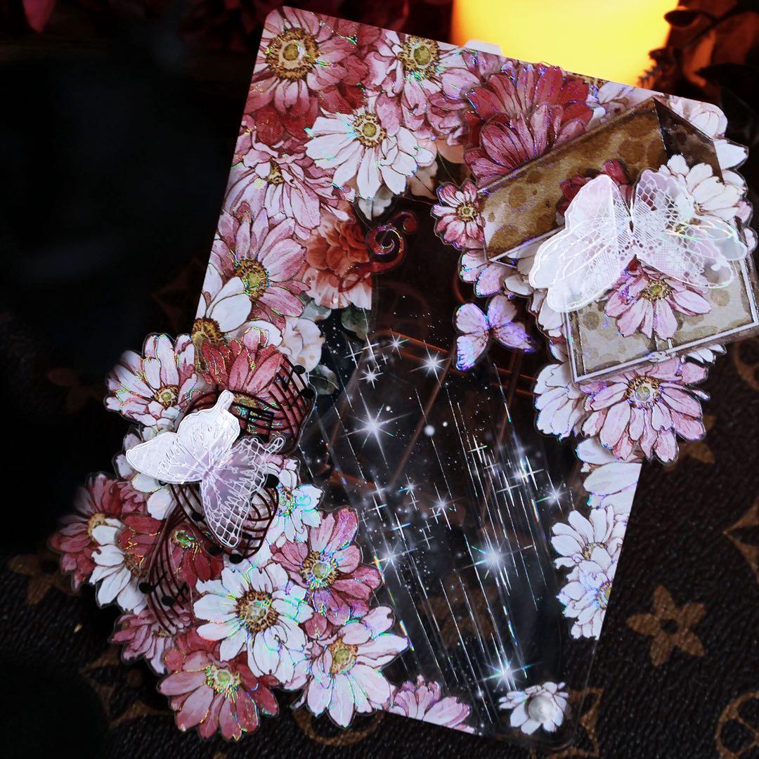 繁花文创《暖菊》海外マスキングテープ　マステ 【2659】