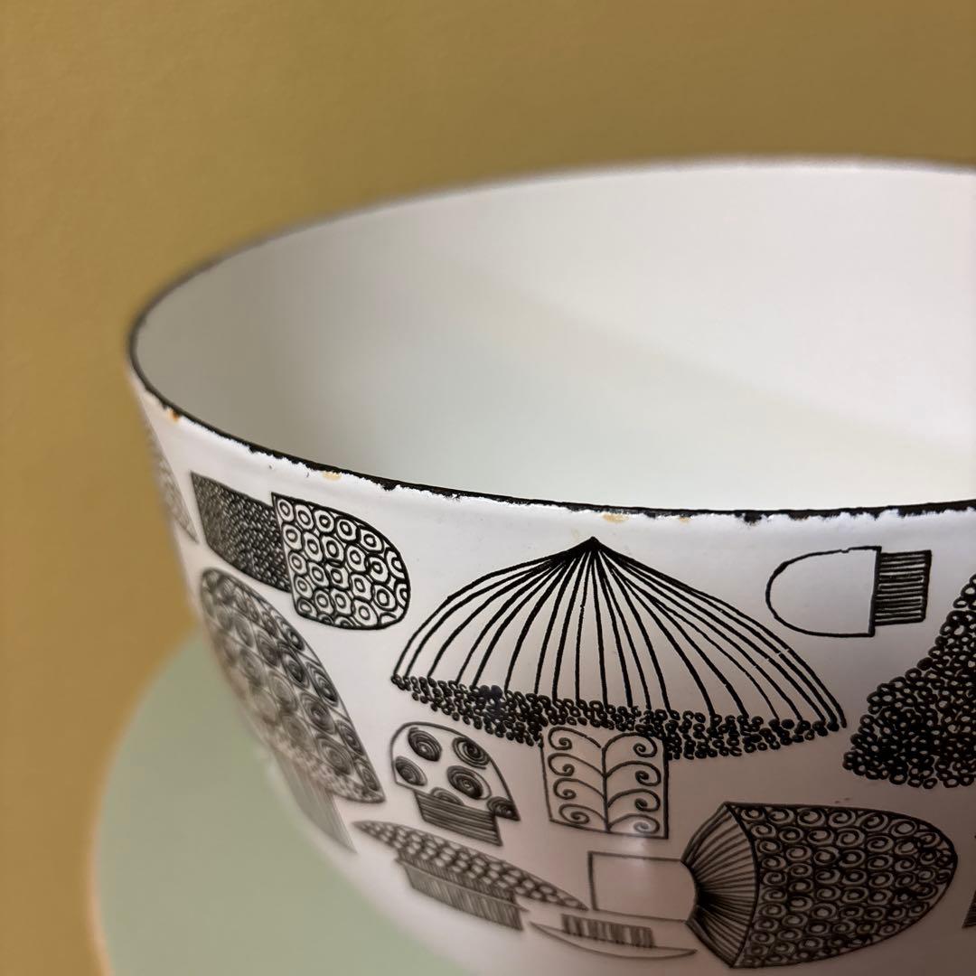 Arabia Finel アラビア フィネル きのこ琺瑯ボウル ヴィンテージ大