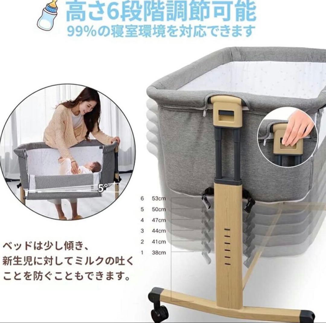 3way ベビーベッド HZDMJ 2025年最新作 折りたたみ