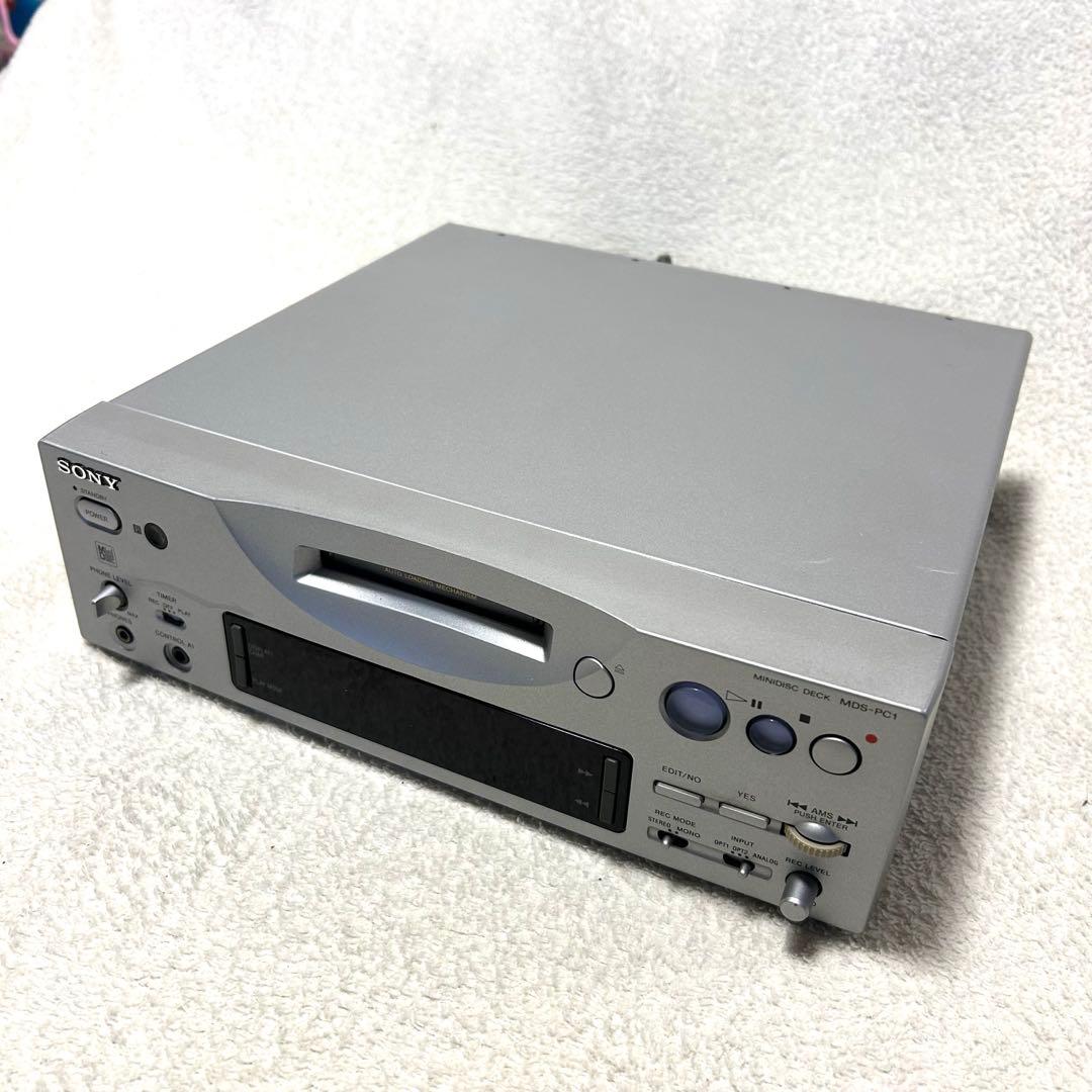 【極美品 動作確認済】SONY ソニー MDS-PC1 MDデッキ レコーダー