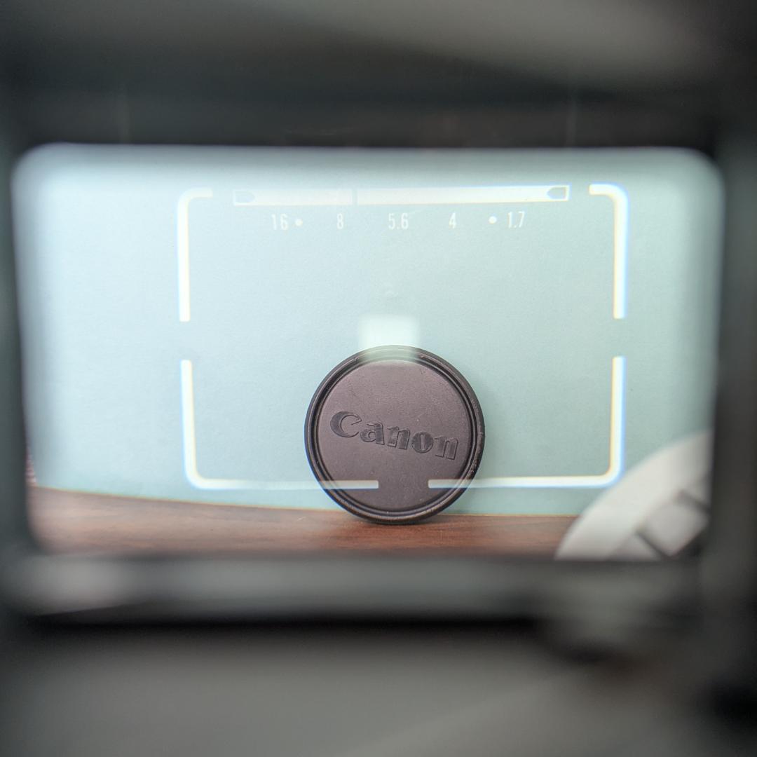 [美品] 完動品◎Canon キャノネットQL17 フィルムカメラ #85