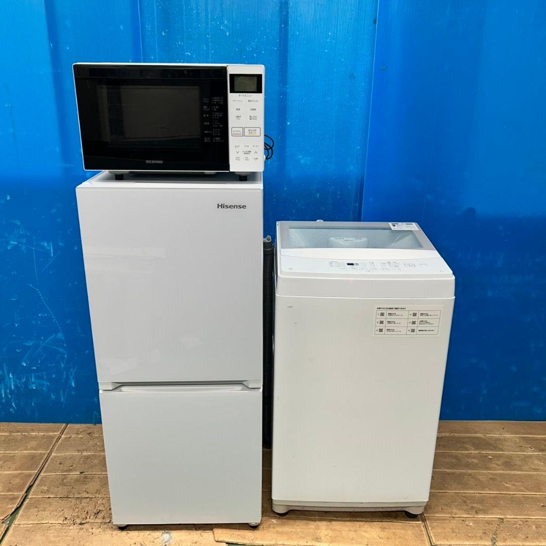 60Z 冷蔵庫 洗濯機 オーブンレンジ 3点セット 一人暮らし 極美品