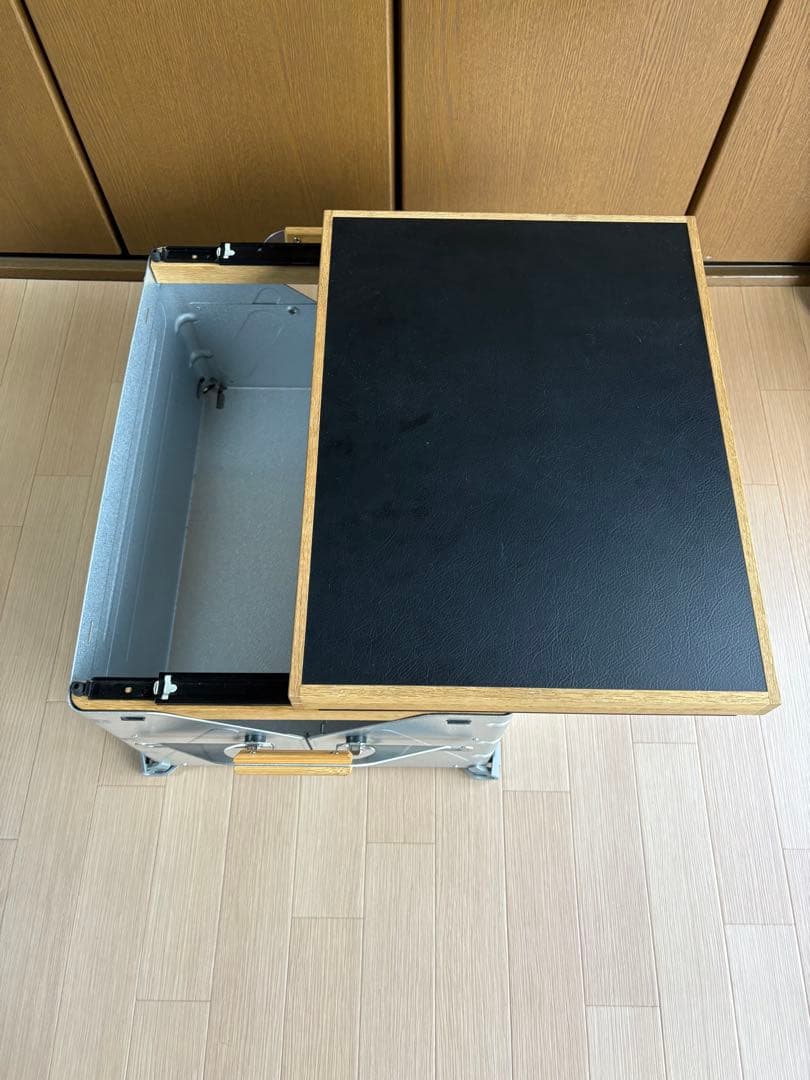 川崎クラフト シェルコン50 シェルフコンテナ スライド バタフライ 天板