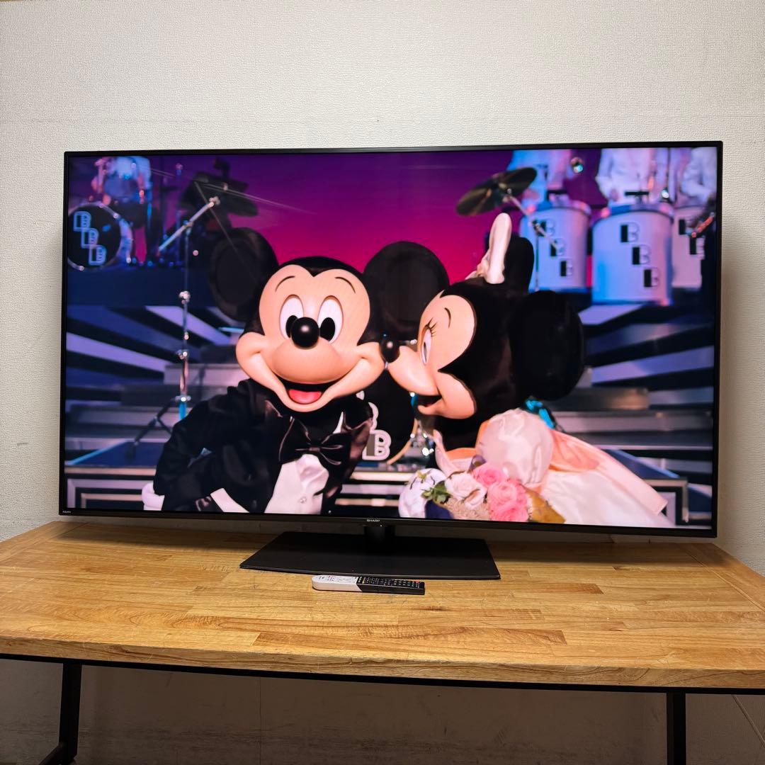 シャープ 60V型 4K 液晶テレビ AQUOS 4T-C60CN1 20年製