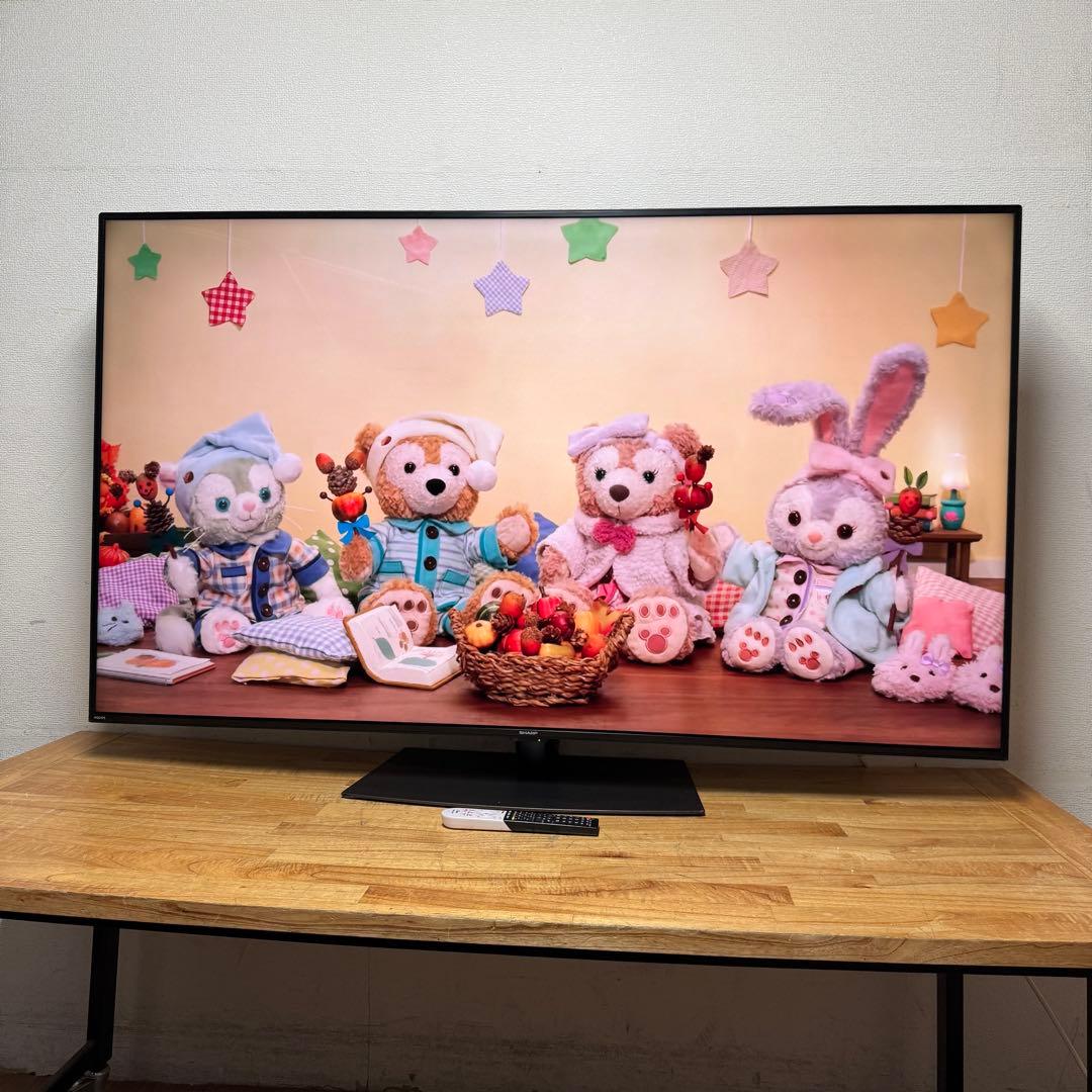 シャープ 60V型 4K 液晶テレビ AQUOS 4T-C60CN1 20年製