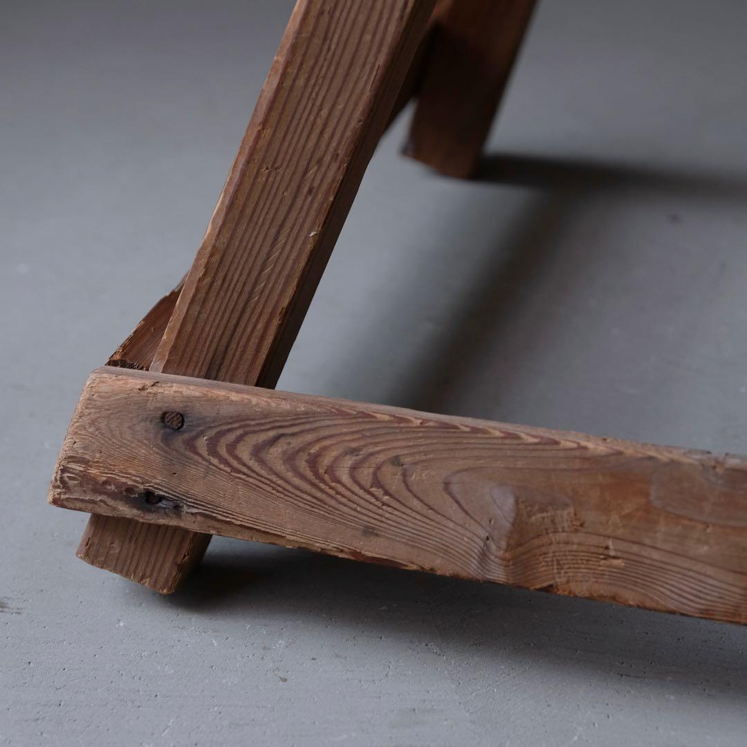 杉材 古いスツール B　椅子 チェア 展示台 花台 古家具 古民具 古道具 骨董