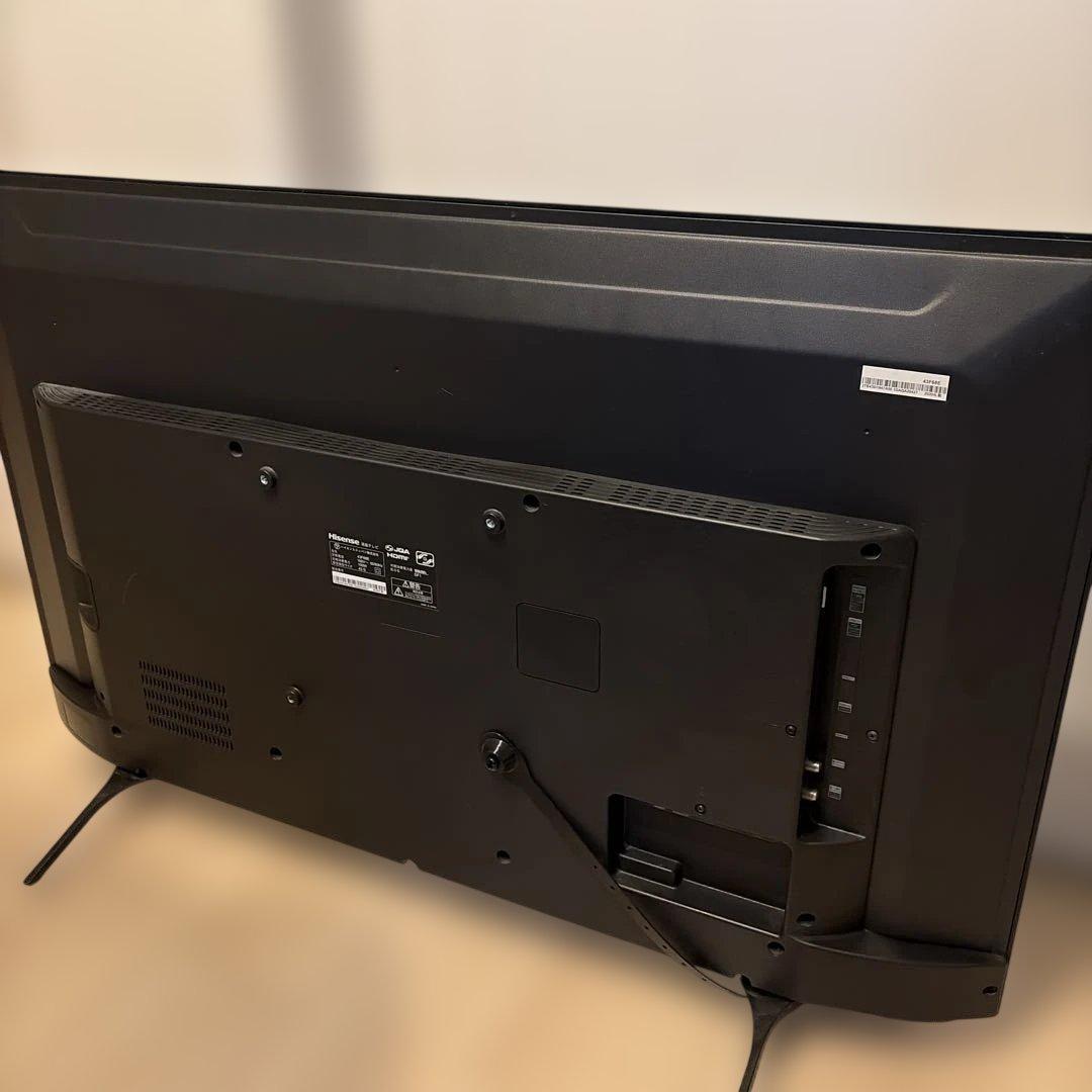 20年製 ハイセンス 4K対応 43インチ 液晶テレビ 43F68E