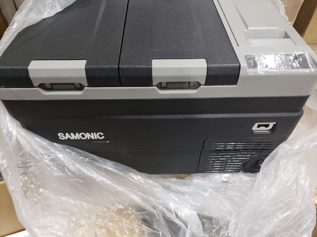 SAMONIC 車載冷蔵庫 モバイルバッテリー付き 35L