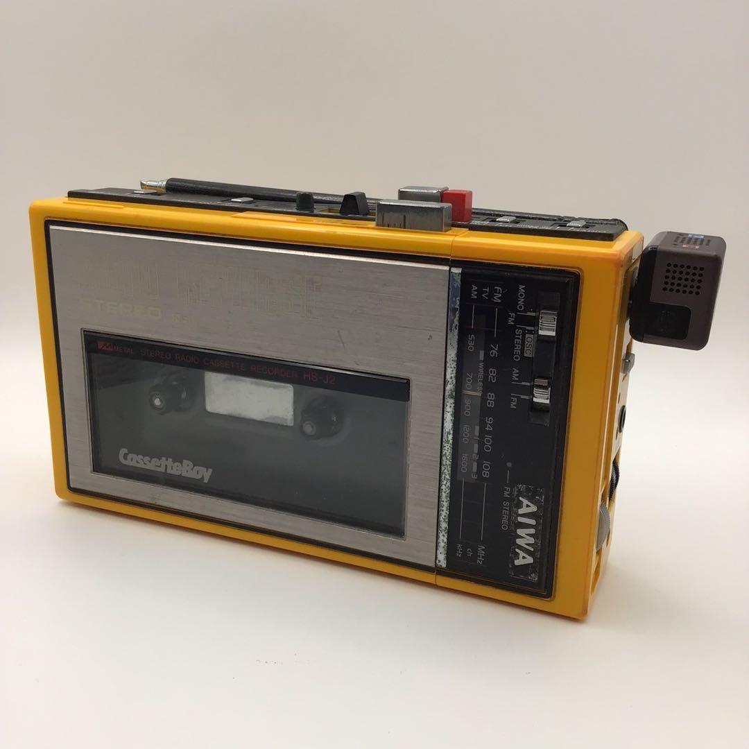 AIWA SH-J2 イエロー アイワ カセットプレーヤー カセットボーイ