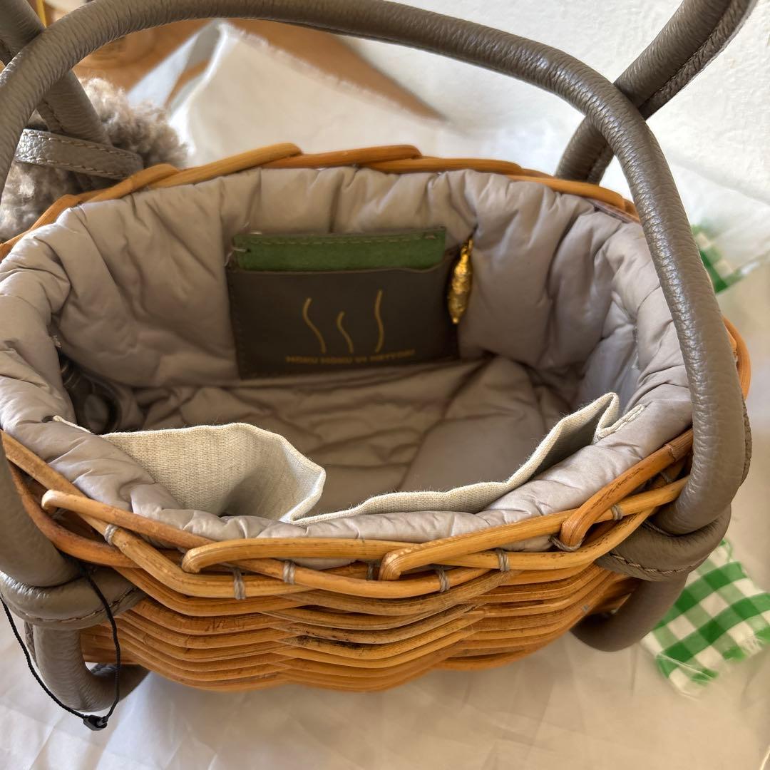 エバゴス　フニュシュリンク　スウィートPバスケット　カシミヤ　グレー