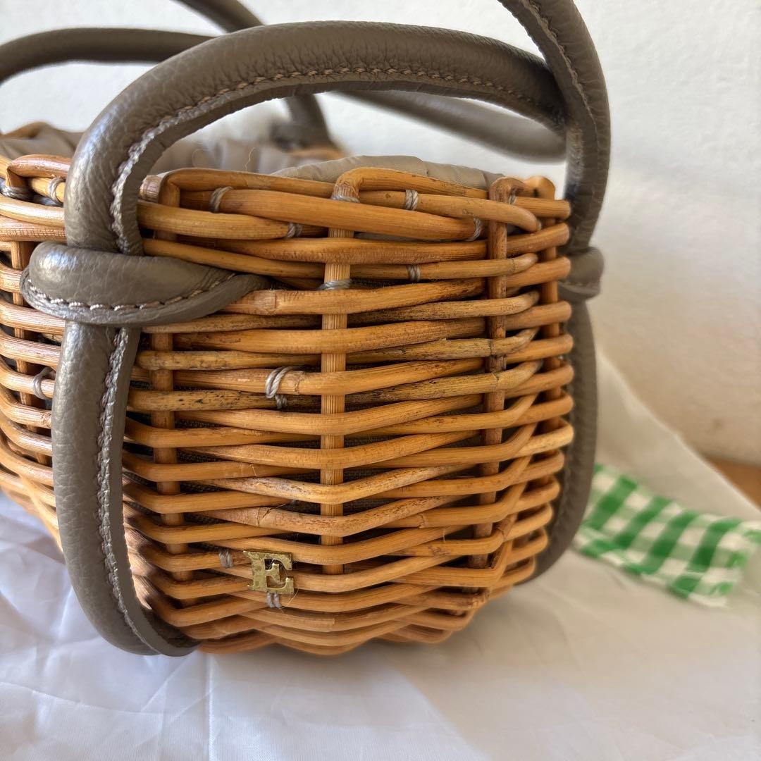 エバゴス　フニュシュリンク　スウィートPバスケット　カシミヤ　グレー