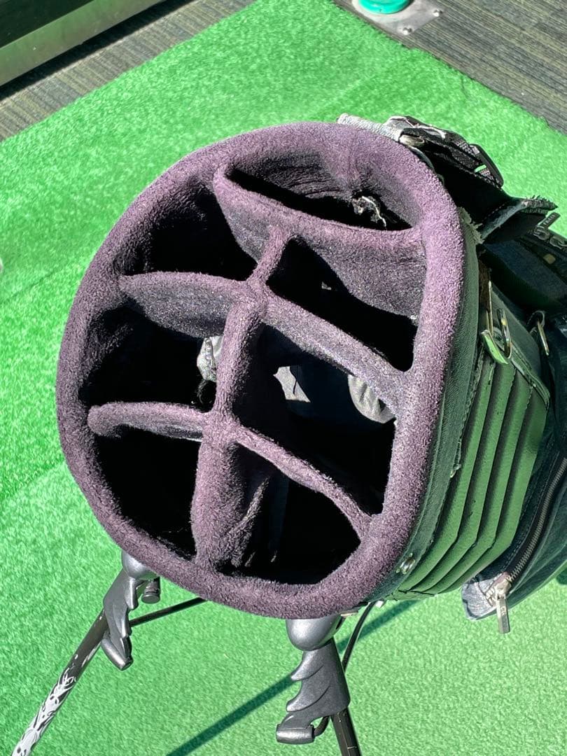 貴重品　デニム生地　CRAZY スタンドバッグ