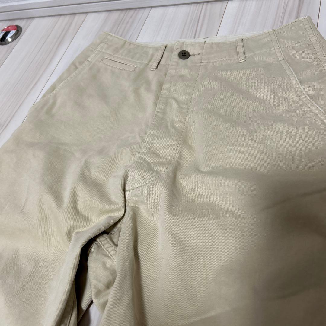 最終値下げ！Higuchi×S チノワイドパンツ　ベージュ　サイン入り