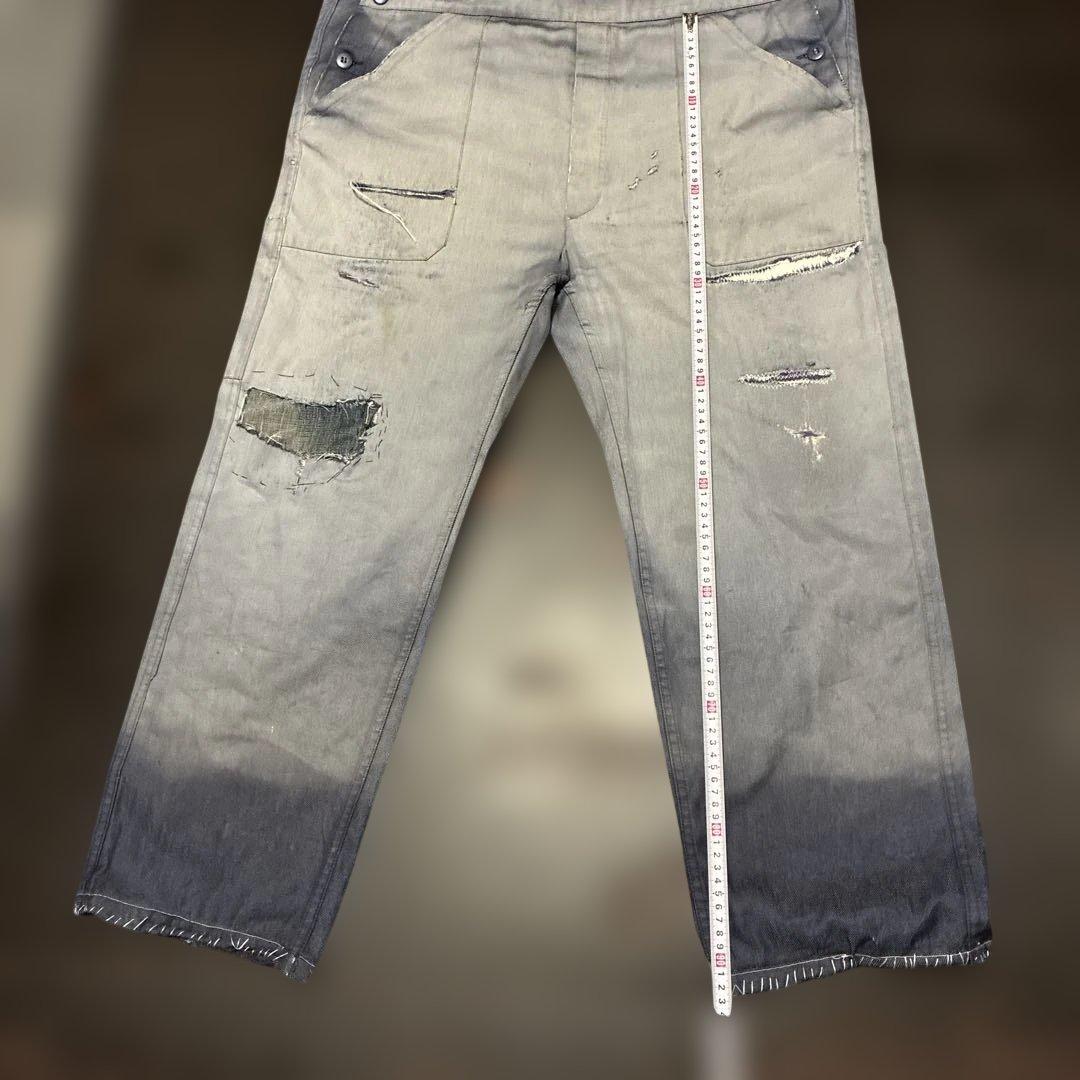 ボロの美学ユーロモールスキン鬼フェードオーバーオール