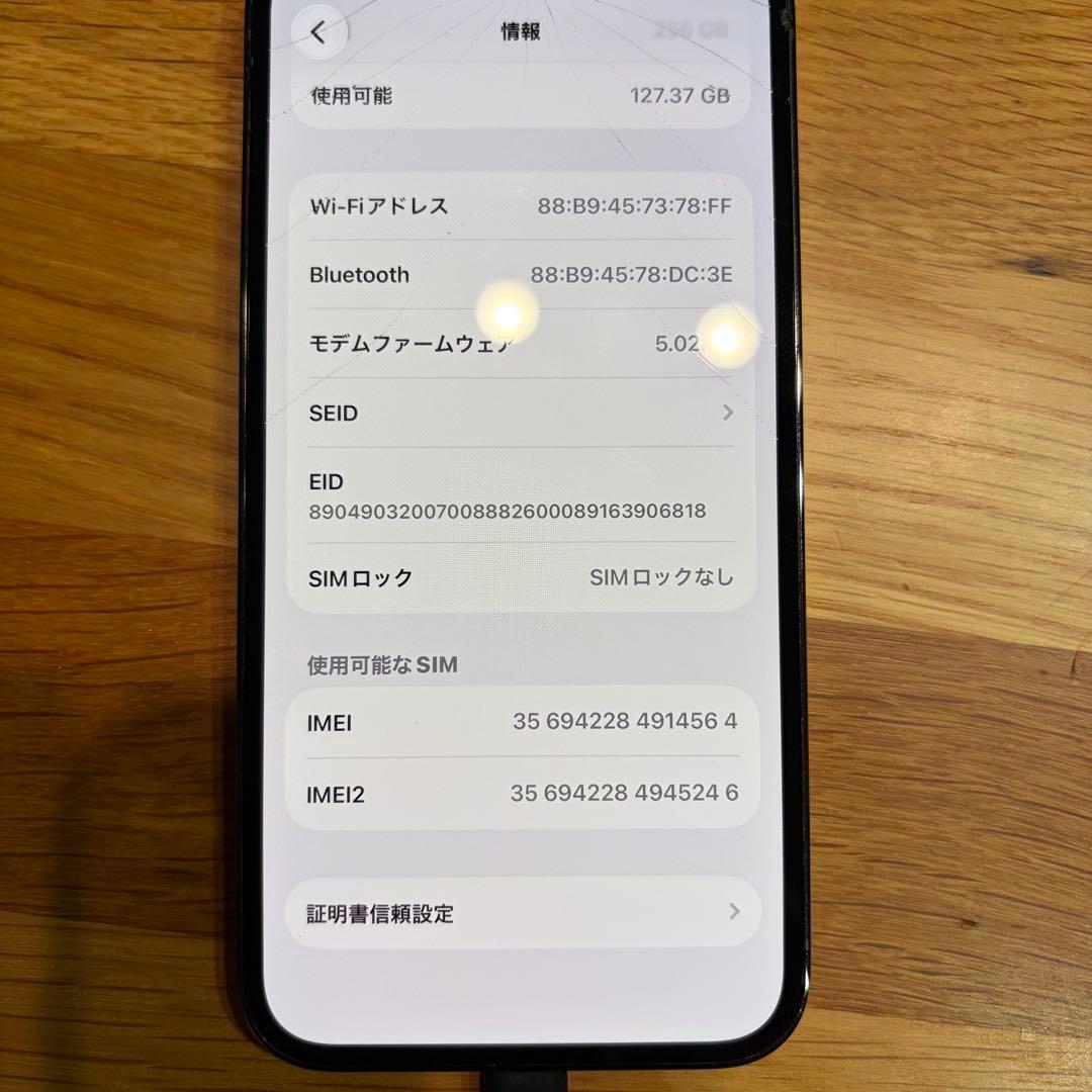 Apple iPhone 13Pro 256GB グラファイト