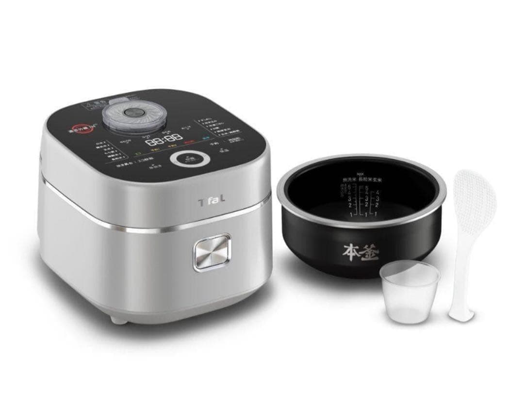 【新品】T-fal ザ・ライス 遠赤外線3DIH炊飯器 5.5合 シル