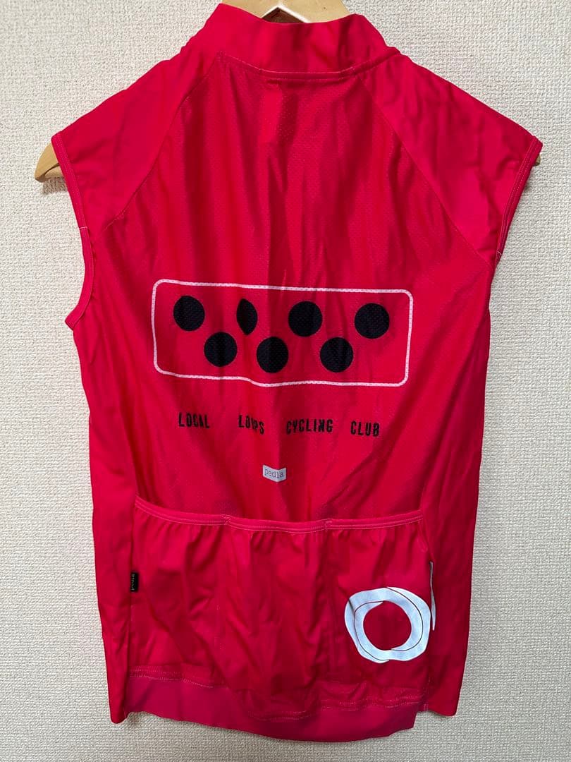 pedla ジレMサイズ ピンクレッド