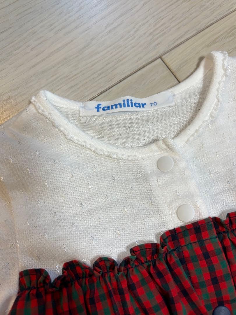 ファミリア　ロンパース　70