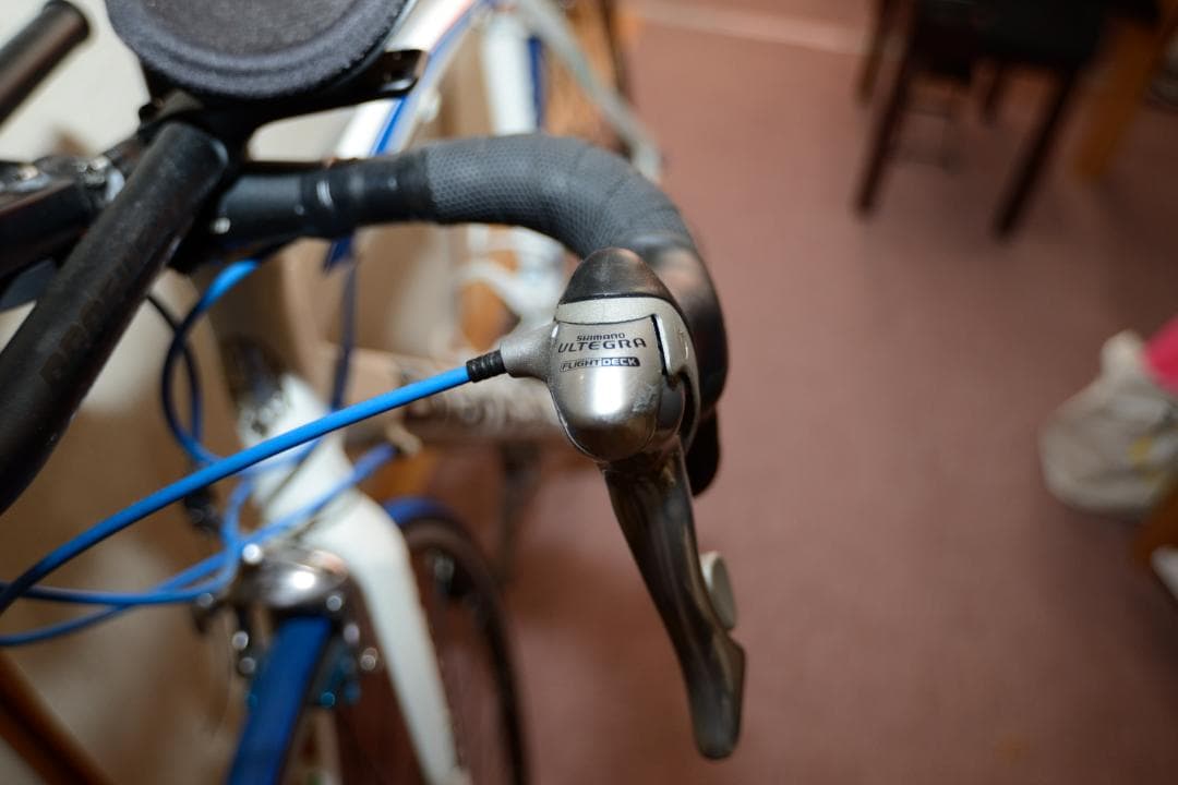 Bianchi ロードバイク 群馬の駅で引渡し