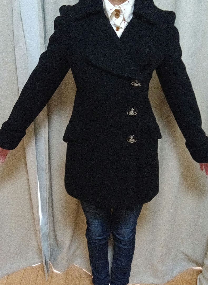 ヴィヴィアン　ショートコート　ブラック　1