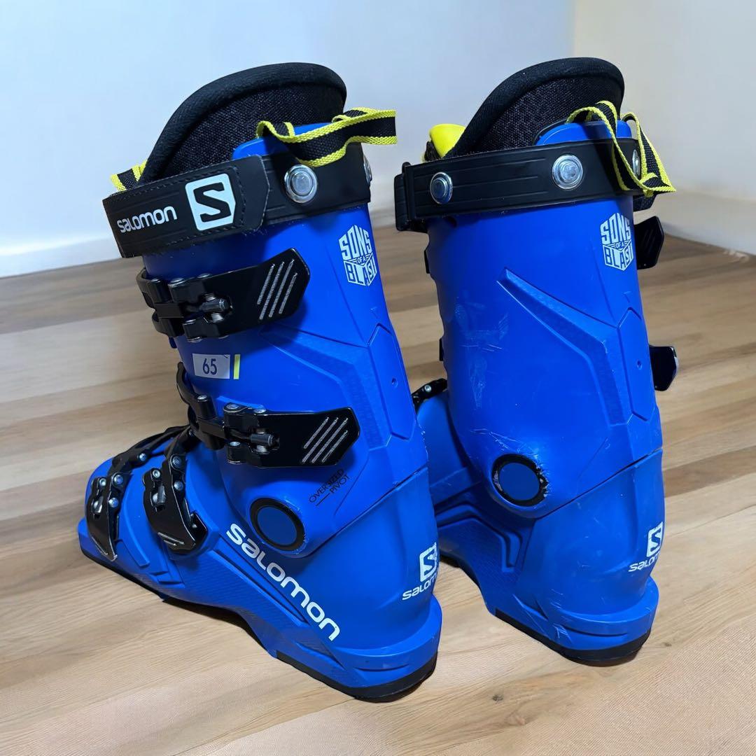 良品✨サロモン S/RACE65 22.5cm ジュニア上位モデル スキーブーツ