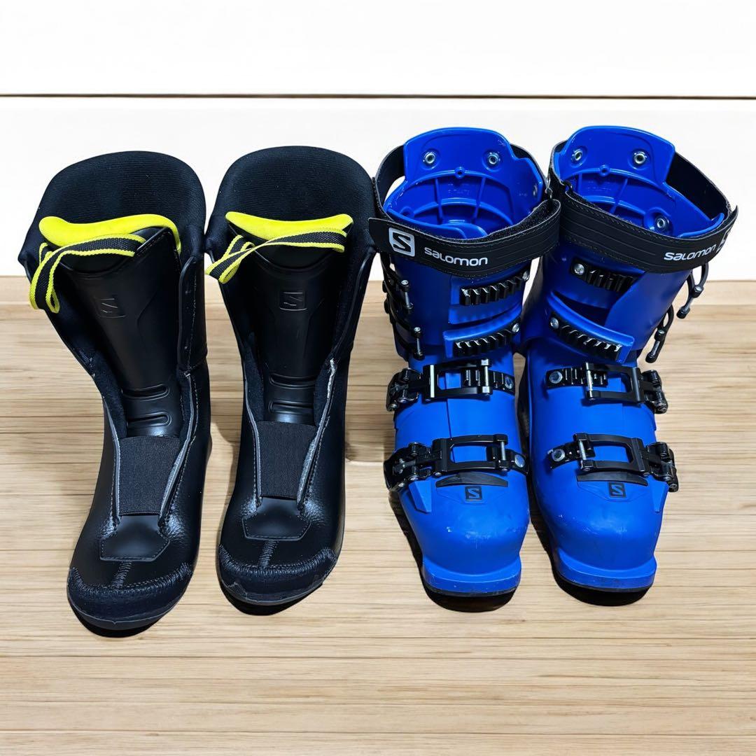 良品✨サロモン S/RACE65 22.5cm ジュニア上位モデル スキーブーツ