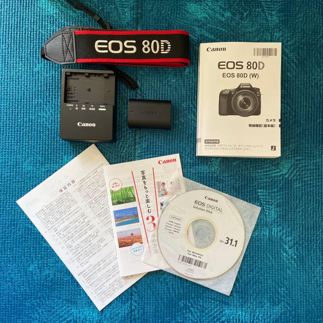 美品！Canon EOS 80D ボディ 動作良好 一眼レフ