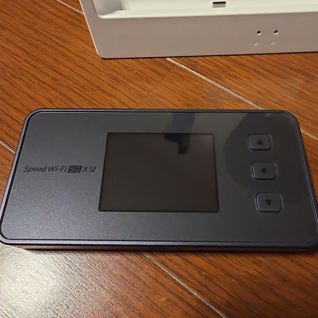 Speed Wi-Fi 5G X12 NR03PUA クレードル付き