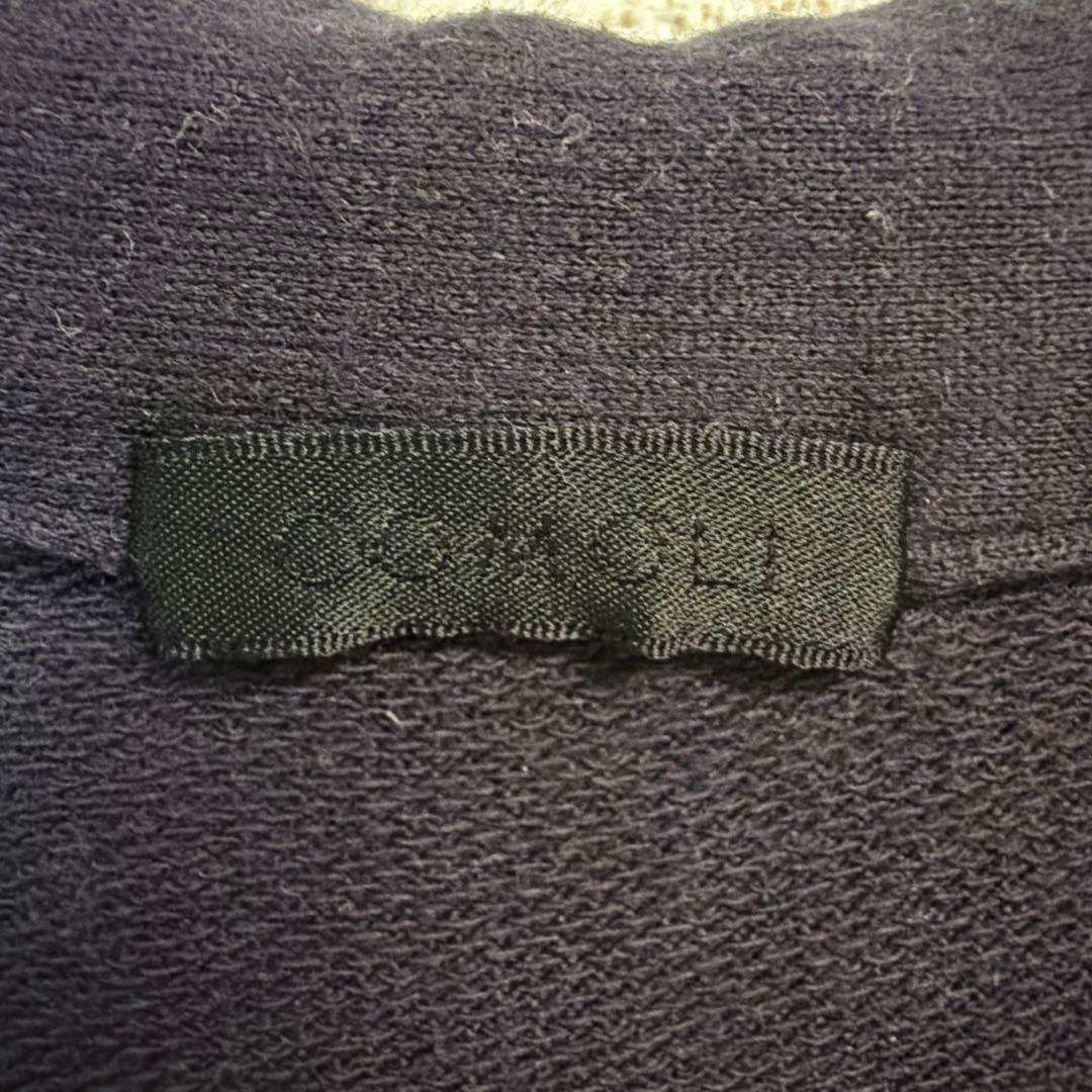 23ss コットンシルクジャージ　ハーフジップスウェット