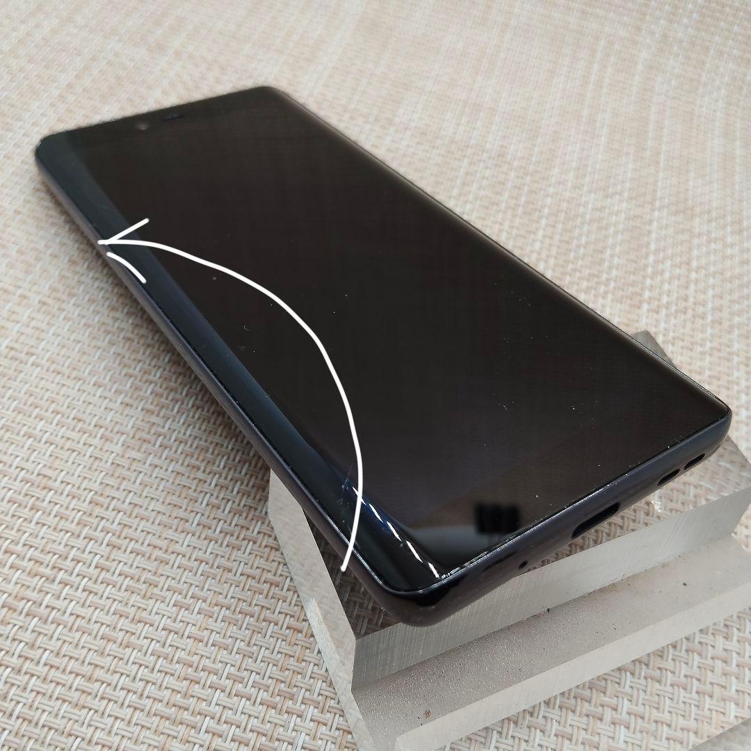 ①②ゆ Hand 5G P780 黒128GB SIMフリー　割れあり