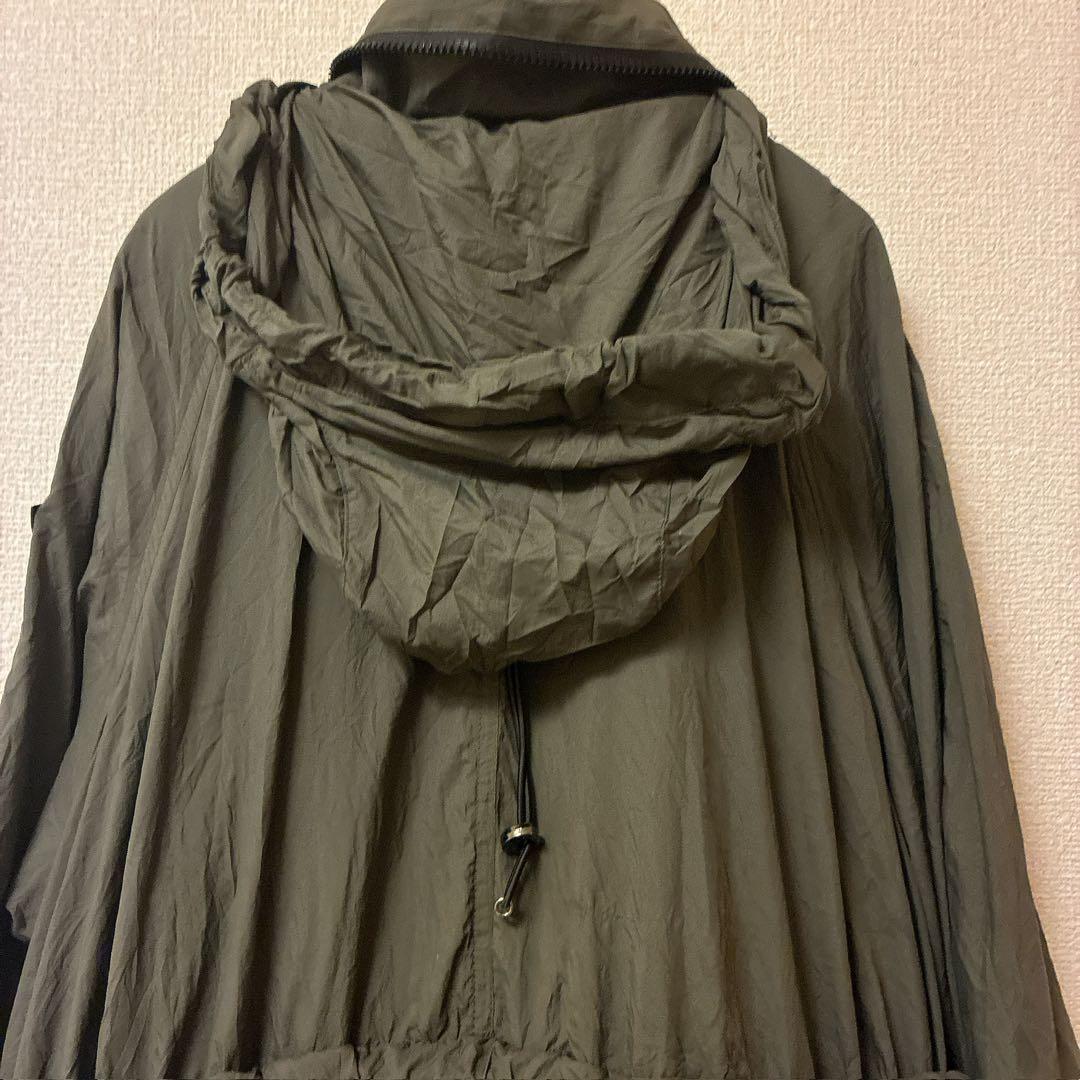 MONCLER オリーブ ロングコート ダウン アウター モッズコート