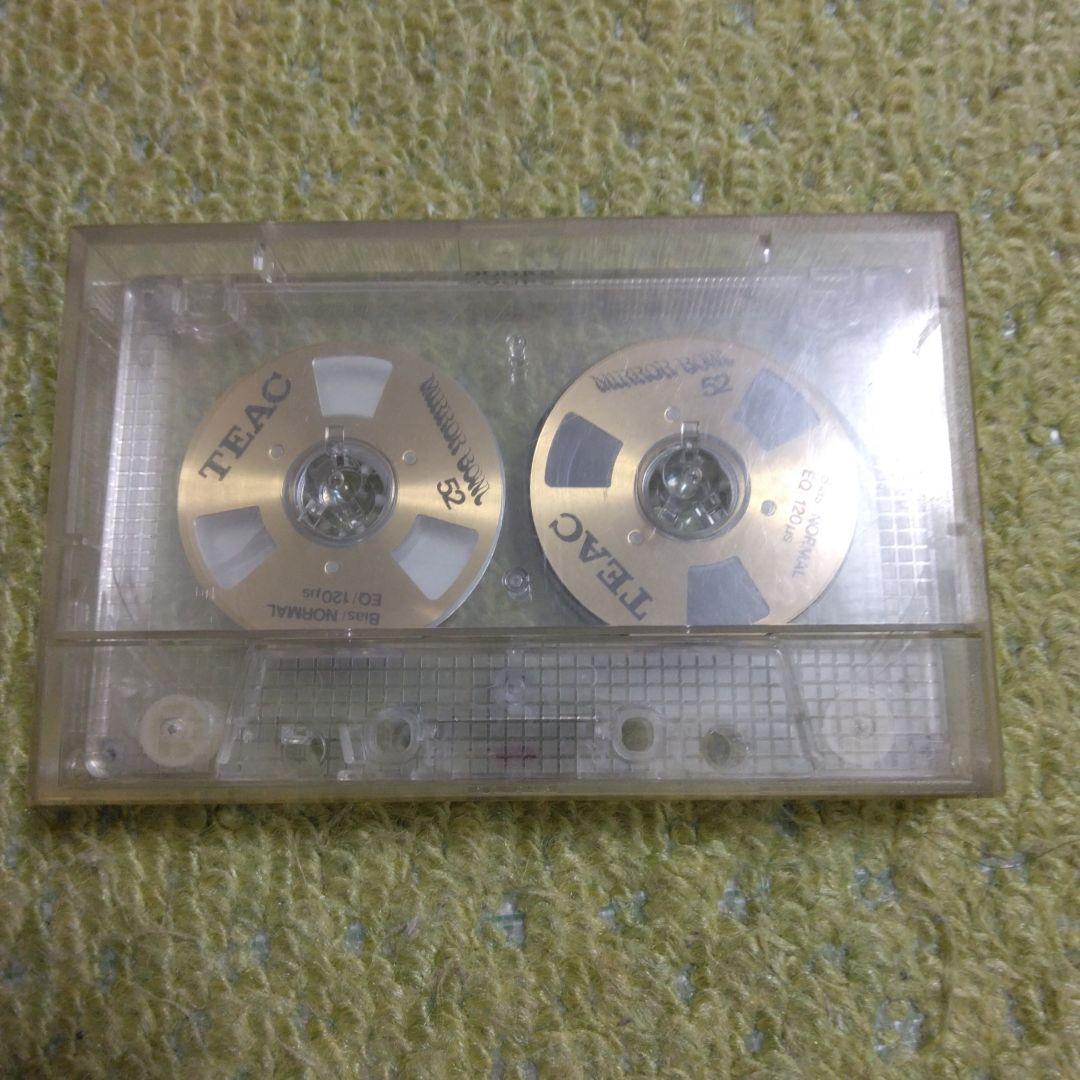 TEAC オープンリール型 カセットテープ ゴールド/ミラーボール52 消去済み