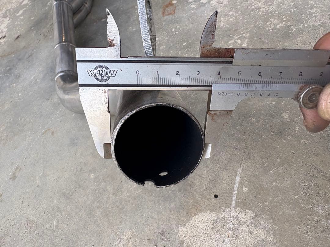 cbx400F cbr400f プロタッチアルミ50πマフラー