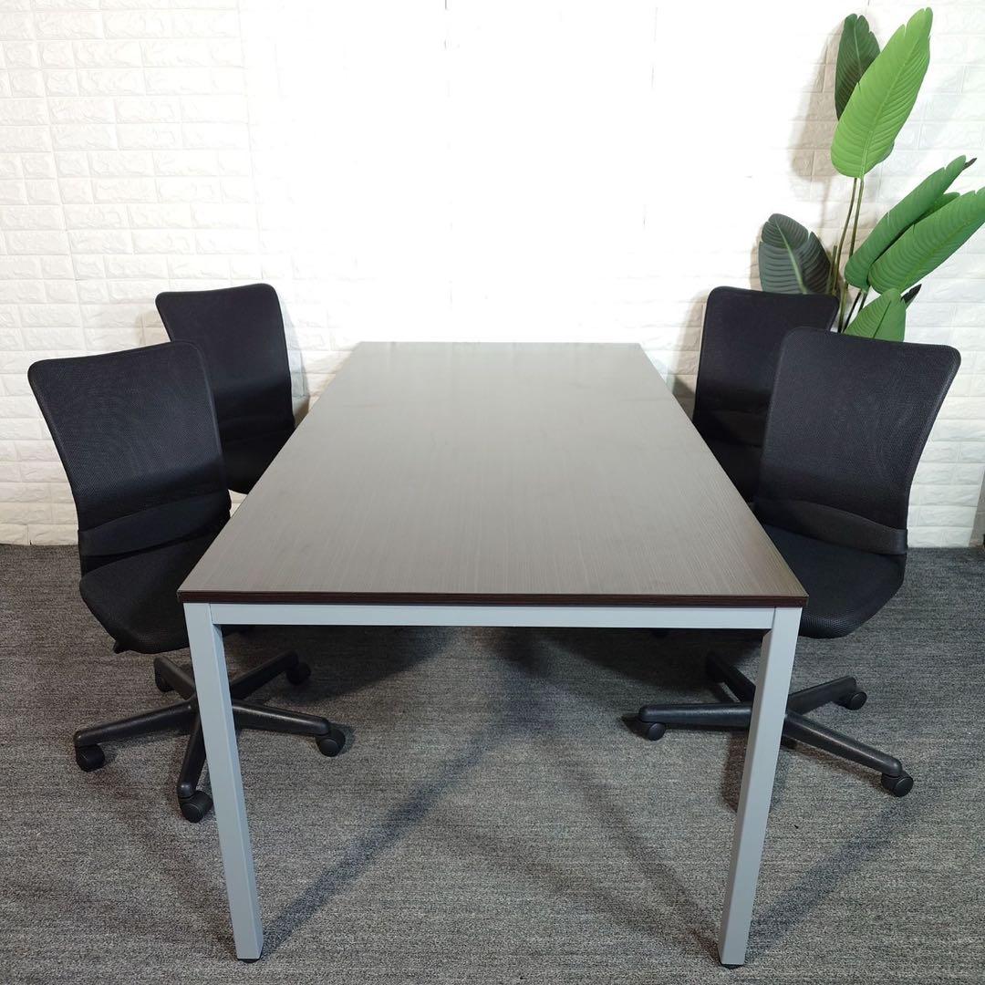 オフィスコム 会議用テーブル チェアセット メッシュチェア I035