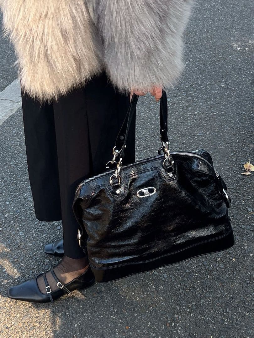 CELINEマカダムレザーバッグ