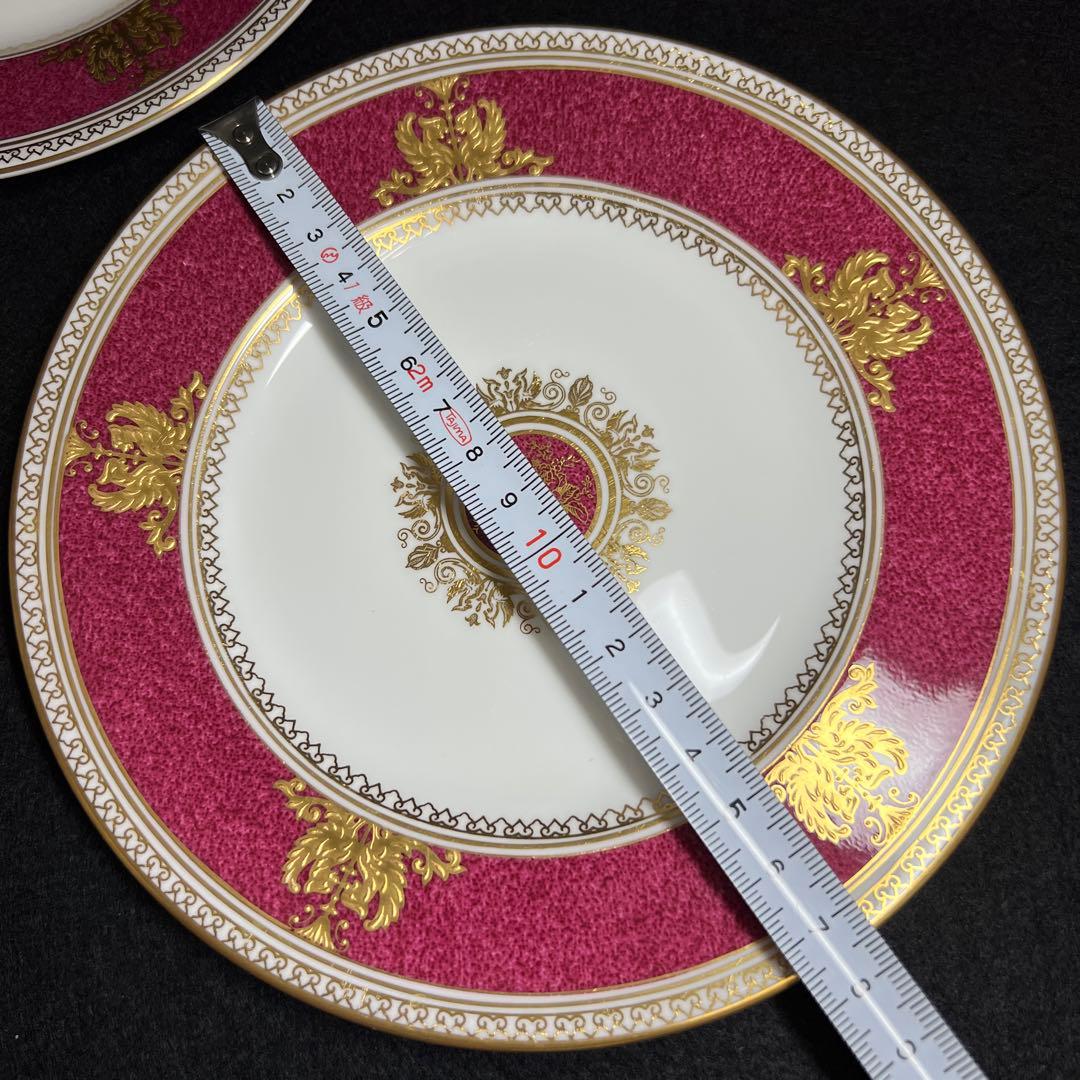 ウェッジウッド最高級シリーズ　コロンビアパウダールビー　デザートプレート6枚