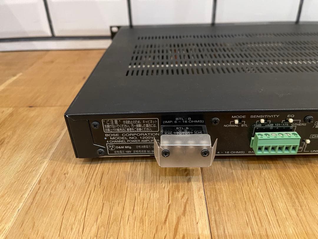 BOSE POWER AMPLIFIER パワーアンプ　1200Ⅳ
