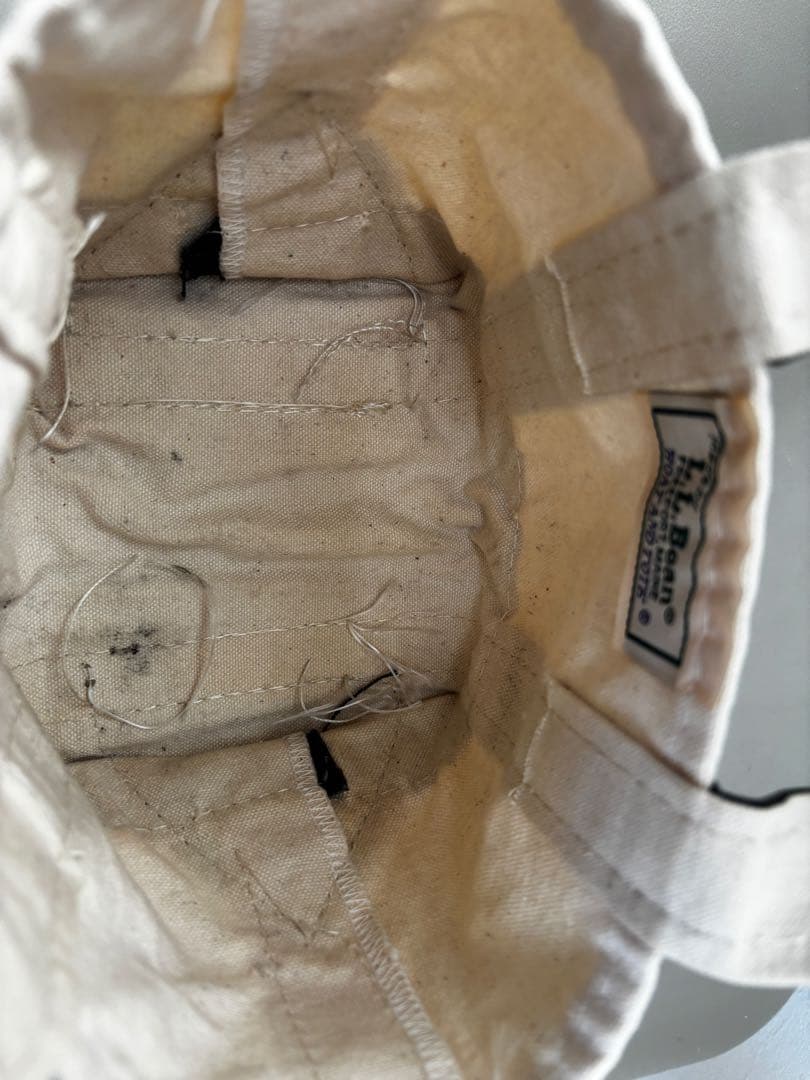 LLBean デラックス　ミニ　バキバキ　トートバッグ　80s