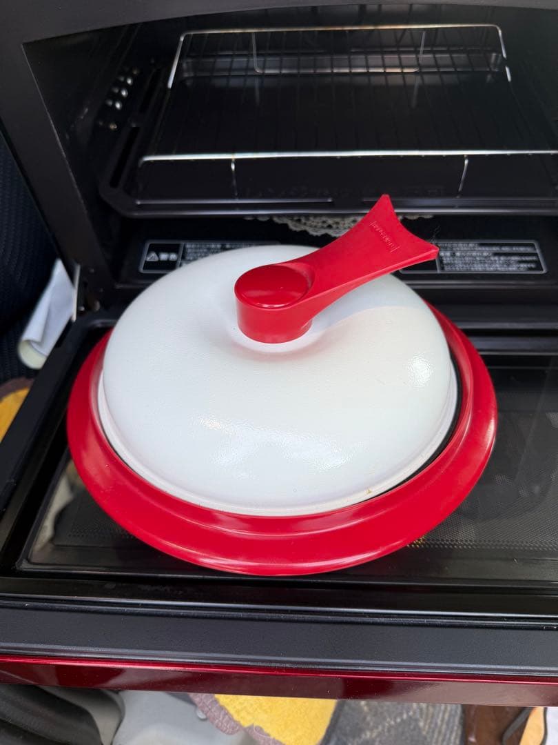 TOSHIBA オーブンレンジ レッド