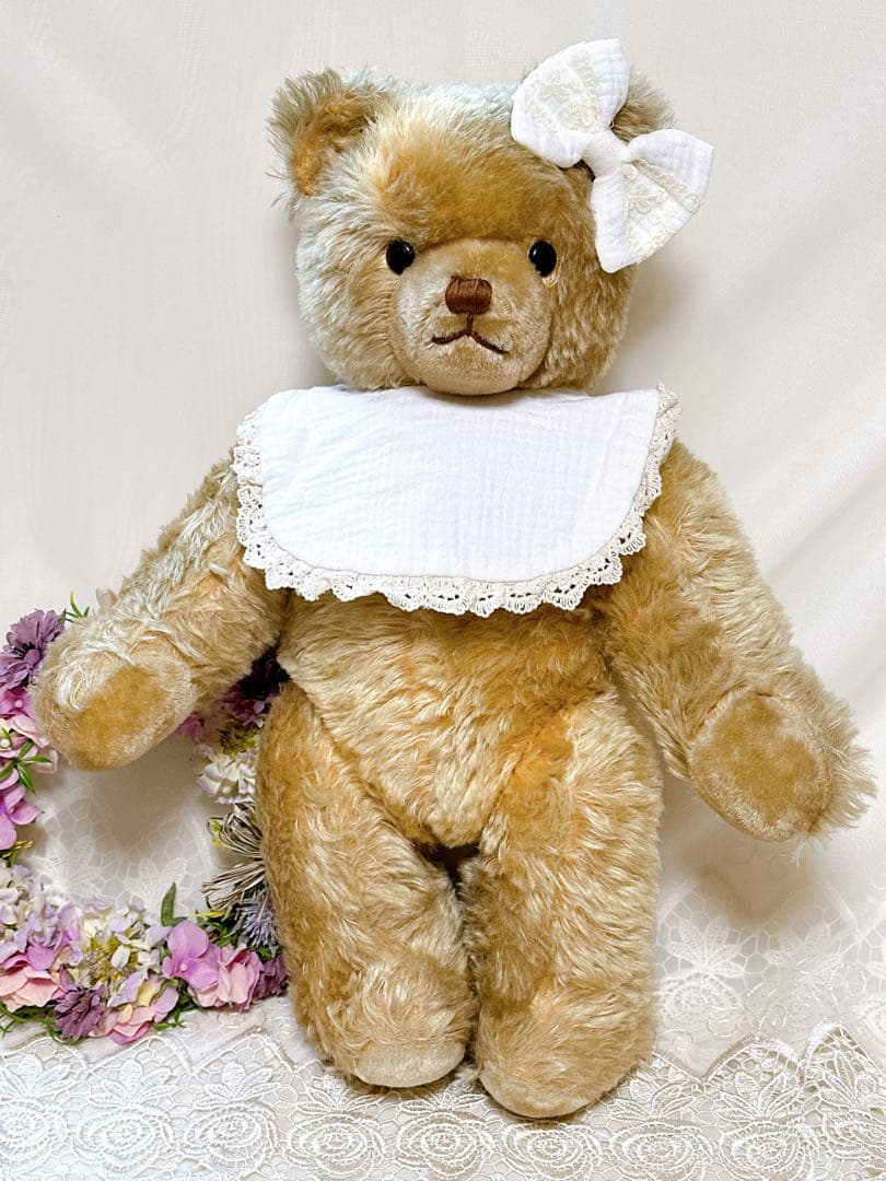 フィニステール 様❤️大きい！！❤️ずっしりアンティークベア　アンティークテディベア