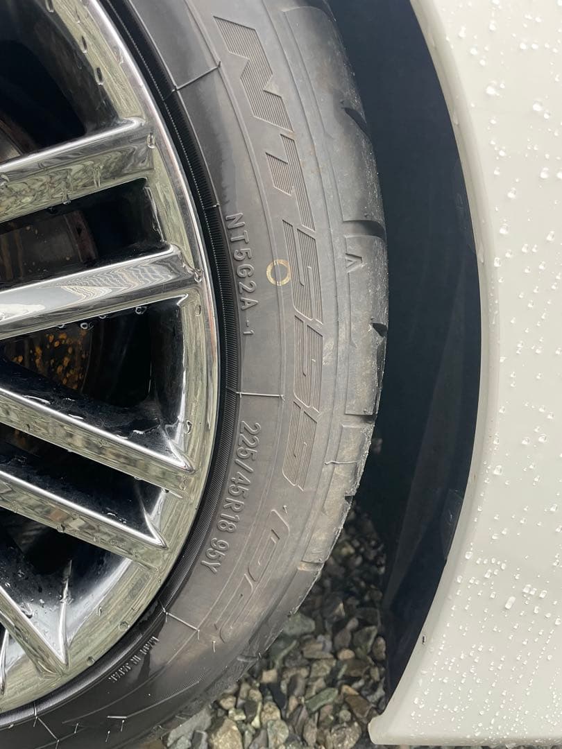 週末限定価格　210クラウン アスリート　 スパッタリング ホイールタイヤセット