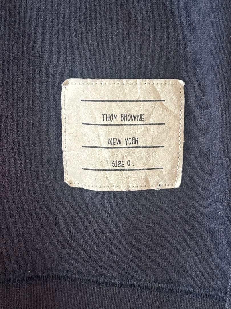 THOM BROWNE ネイビー トレーナー