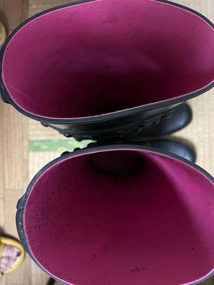 【希少品】HUNTER ロングブーツ　レインブーツ